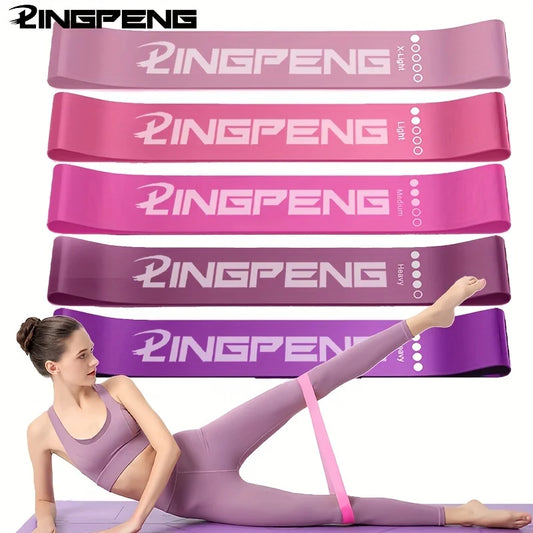 Yoga Resistance Bands, Pack Of 5 